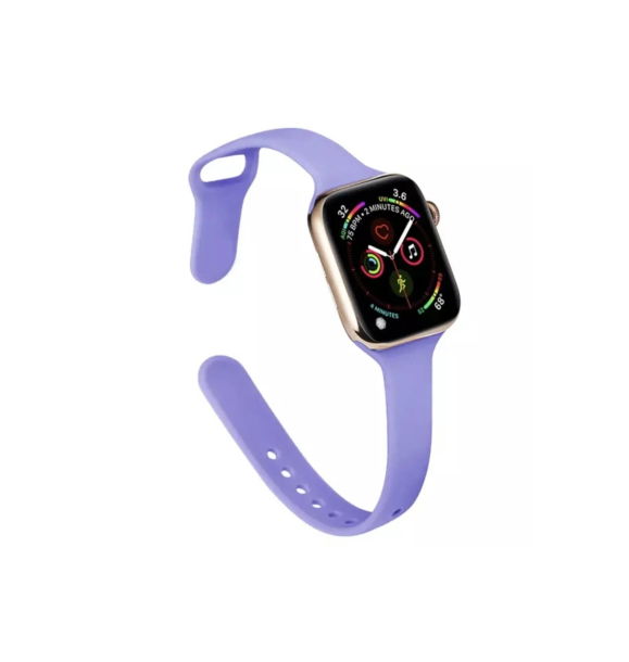 Совместимость с Apple Watch, тонкий силиконовый ремешок 38/40/41 мм | Sumka