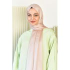 Атласная шаль Janjan Biscuit Beige Shawl от Erp | Sumka