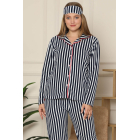 Женский пижамный комплект Fashion Stripe Polar | Sumka