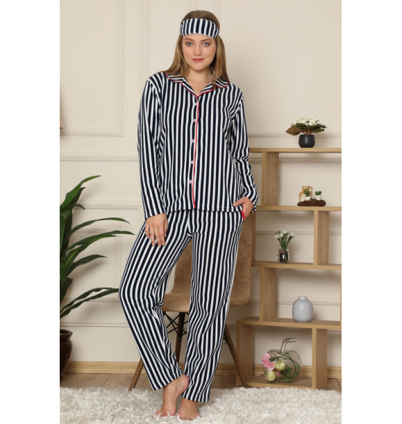 Женский пижамный комплект Fashion Stripe Polar | Sumka