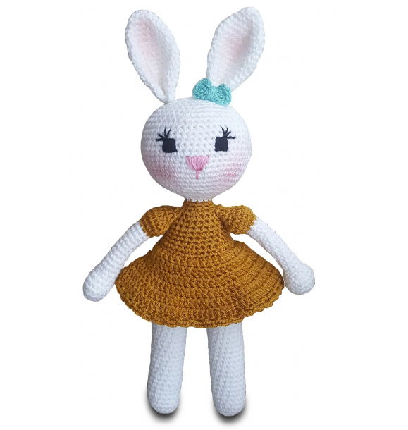 Органическая игрушка-амигуруми Knittedbek Кролик 27 см | Sumka