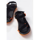 Женские спортивные сандалии Sandamia Black Orange | Sumka