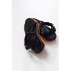 Женские спортивные сандалии Sandamia Black Orange | Sumka