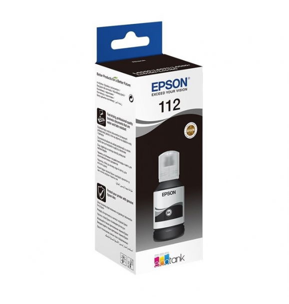 Черный картридж Epson 112 (C13T06C14A) | Sumka