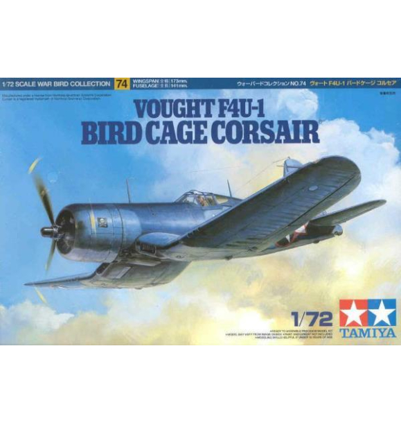 Клетка для птиц Vought F4U-1 Корсар 1/72 | Sumka