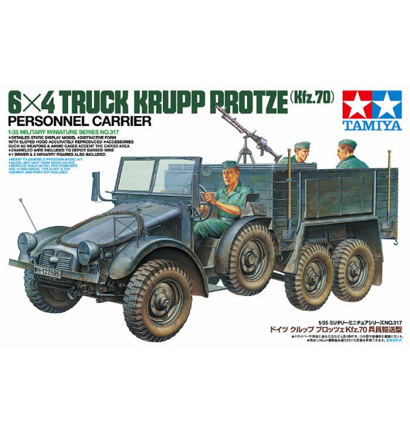 1/35 6x4 Пассажирский автоперевозчик Krupp | Sumka