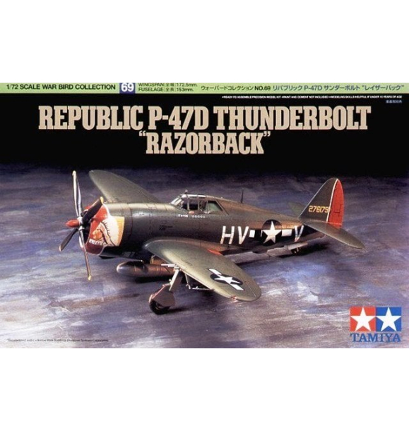 P-47D Thunderbolt Razorback 1/72 | Sumka