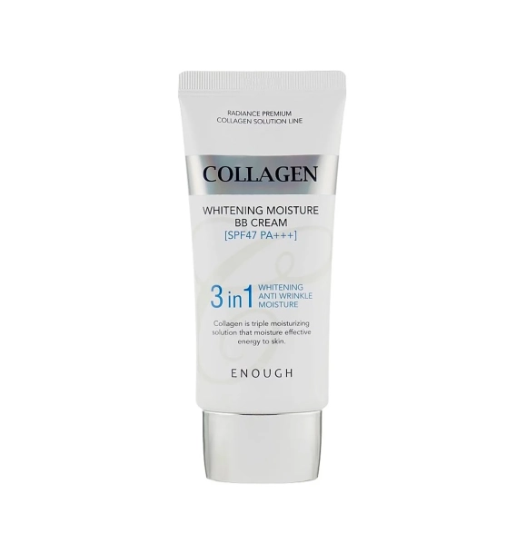 Осветляющий консилер BB Cream Enough Collagen Whitening Moisture BB Cream Spf47+Pa++++ 50гр | Sumka