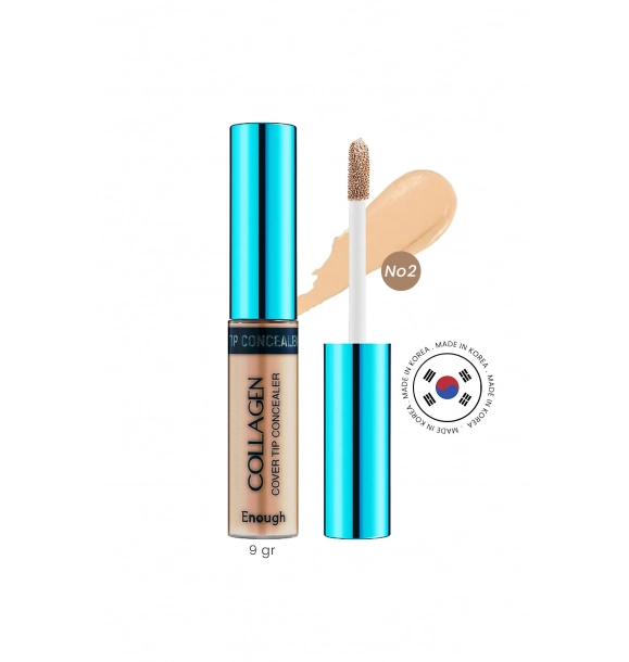 Консилер под глаза ENOUGH Collagen Cover Tip Concealer SPF 36 / PA +++ | Sumka