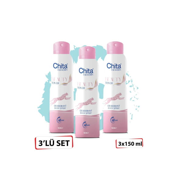 CHİTA DEO 150 МЛ BEAUTY TOUCH ЖЕНЩИН*3 | Sumka