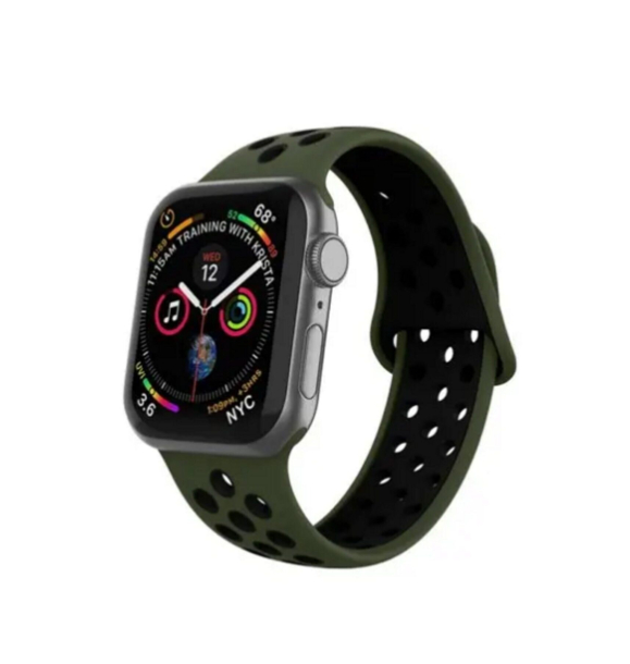 Совместимый ремешок Pazariz для Apple Watch 2, 3, 4, 5, силиконовый ремешок диаметром 42 и 44 мм | Sumka