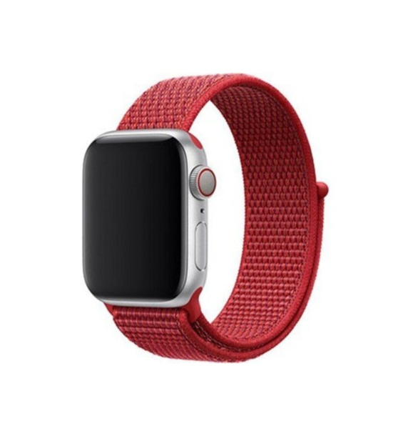 Pazariz Red 38–40 мм 3 4 5 6 Совместимый плетеный ремешок для Apple Watch Совместимый плетеный ремешок | Sumka