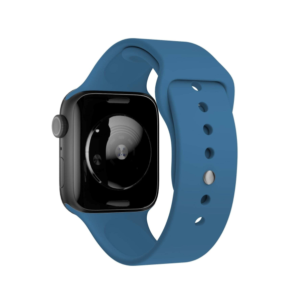 Совместимость с Apple Watch Pazariz3 4 5 6 7 8 Se 38 40 41 мм, ремешок из силикона классического качества | Sumka