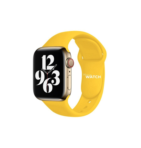 Pazariz Apple Watch CompatibleSport Силиконовый ремешок 42/44 мм Желтый | Sumka