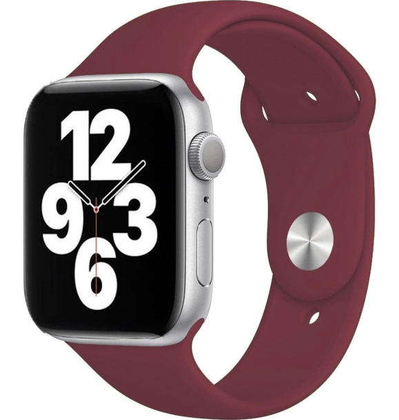 Совместимость с Apple Watch Pazariz 8, 7, 6, 5, 4, 3 Se, 38–40–41 мм, спортивный силиконовый ремешок M/l | Sumka