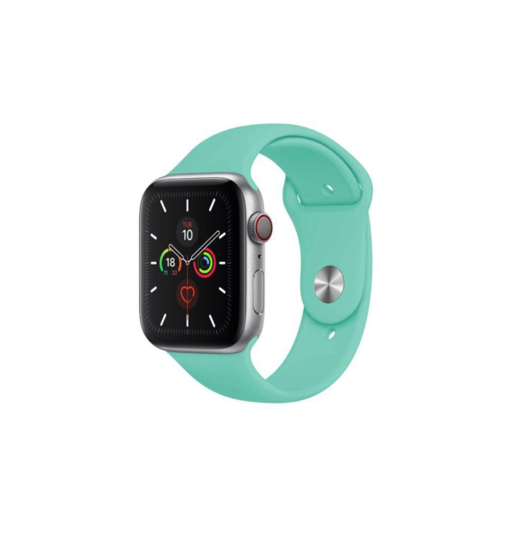 Совместимый ремешок Pazariz с Apple Watch Series 7–6–Se–5–4–3–2–1 42 мм 44 мм Светло-зеленый | Sumka