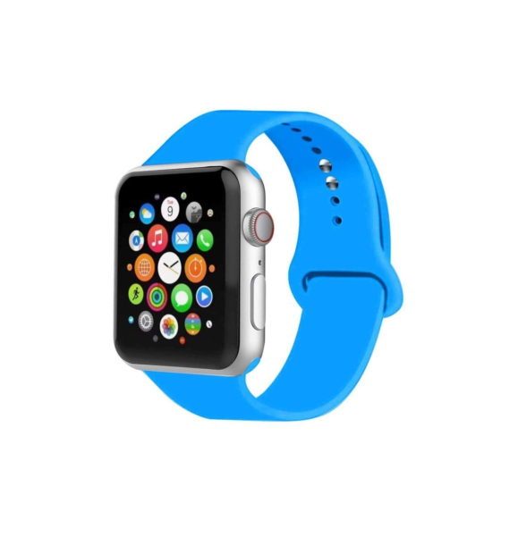 Совместимый ремешок Pazariz для Apple Watch 7–6–Se–5–4–3–2–1 42 мм 44 мм — светло-красный | Sumka