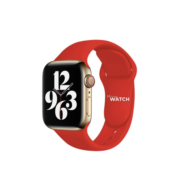 Pazariz Apple Watch CompatibleSport Силиконовый ремешок 42/44 мм Красный | Sumka