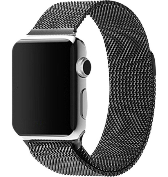 Совместимость с Apple Watch Pazariz 8, 7, 6, 5, 4, 3 SE, 42–44–45 мм, магнитный стальной вязаный ремешок | Sumka