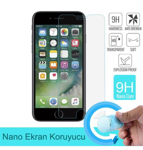 IPHONE 6-7-8 ИPHONE X Нано Защитное стекло Несколкаемое стекло экрана 9H | Sumka