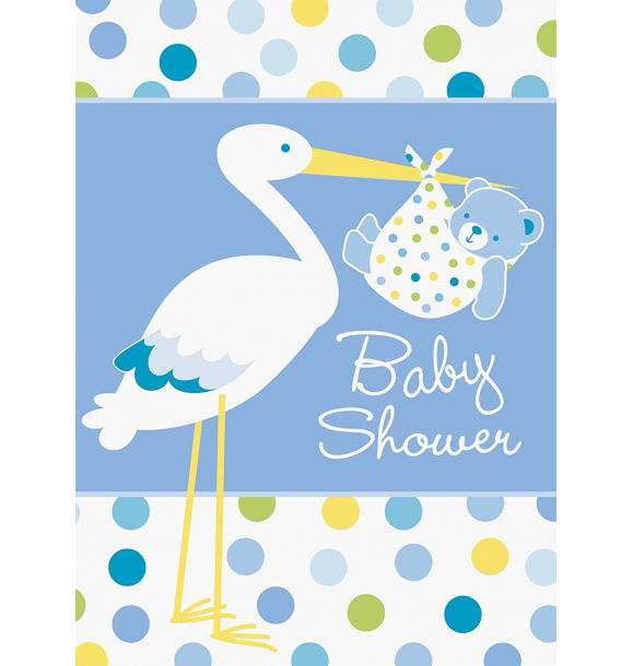 Приглашение на Baby Shower с темой 