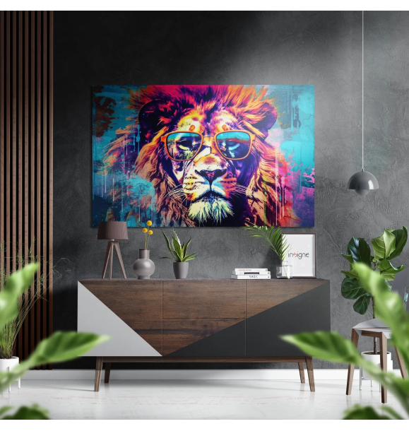 Cool Lion Матовый металлик Alu-Dibond | Sumka