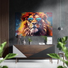 Cool Lion Матовый металлик Alu-Dibond | Sumka