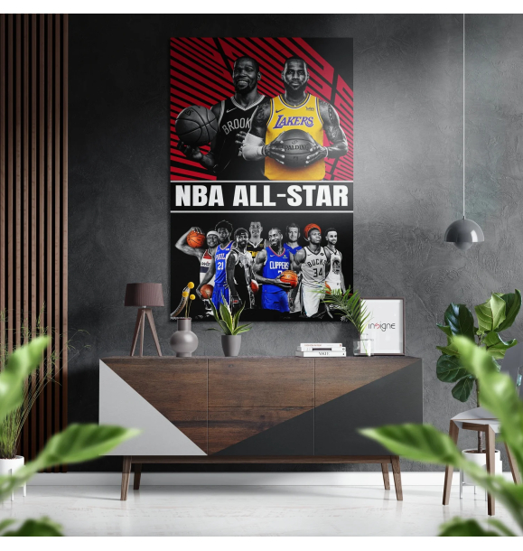 Nba — All Stars матовый металлик Alu-Dibond | Sumka