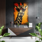 Happy Giraffe Матовый металлик Alu-Dibond | Sumka