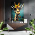 Happy Giraffe Матовый металлик Alu-Dibond | Sumka