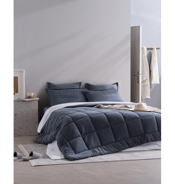 Комплект Bobigny supersoft Single Comfort - индиго | Sumka