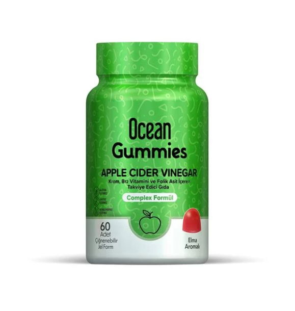 Ocean Gummies Apple Cider 60 Жевательная гелевая форма | Sumka