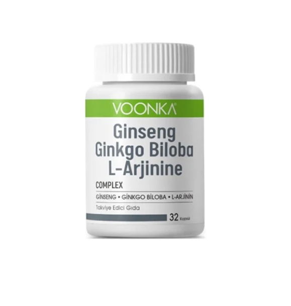 Voonka Ginseng Ginkgo Biloba L-аргинин 32 капсулы | Sumka