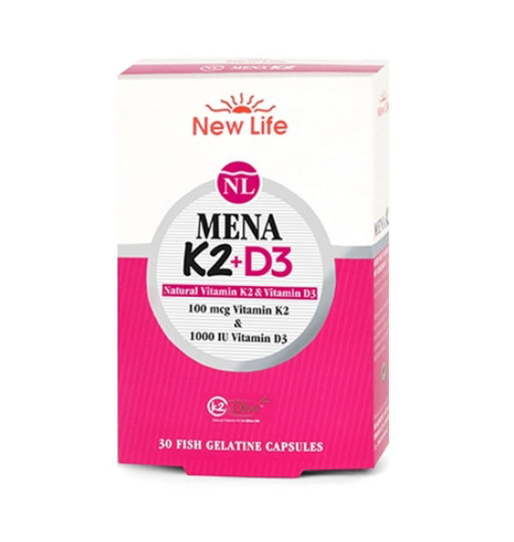 New Life Mena k2+d3 30 капсул | Sumka