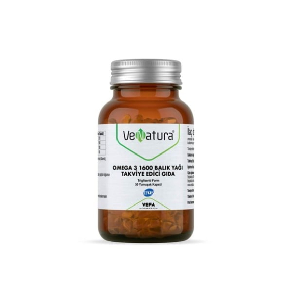 Venatura Omega 3 1600 Рыбий жир 30 капсул | Sumka