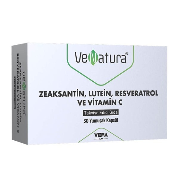 Venatura Зеаксантин, лютеин, ресвератрол и витамин С, 30 капсул | Sumka