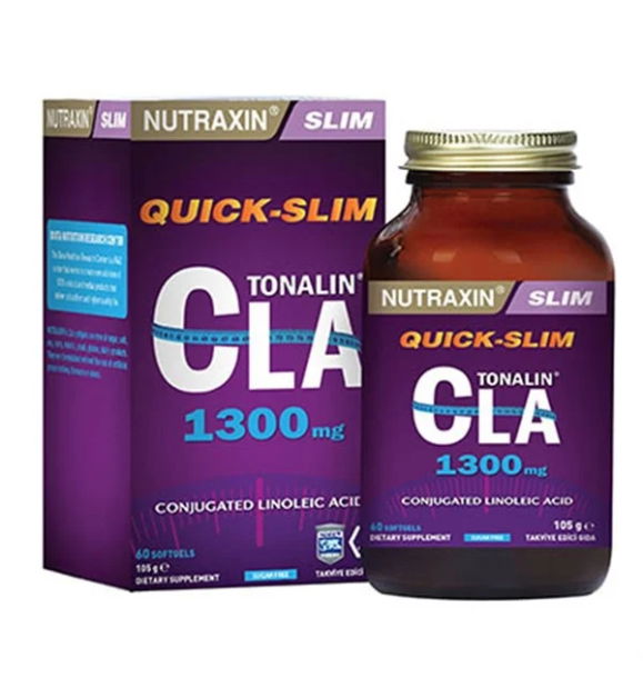 Nutraxin Quick Slim Тоналин Cla 1300 мг 60 капсул | Sumka