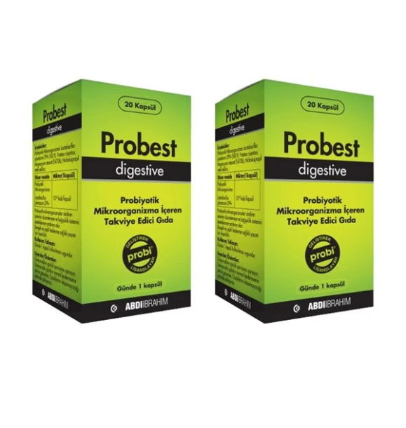 Probest Digestive 20 капсул, набор из 2 предметов | Sumka