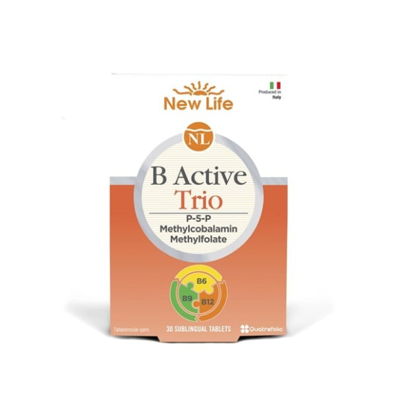 New life b active trio 30 сублингвальных таблеток | Sumka