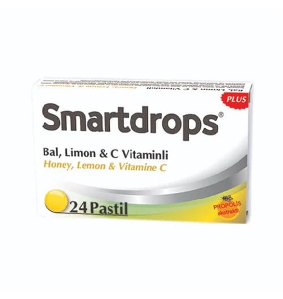 Smartdrops леденцы с лимоном, прополисом и цинком | Sumka