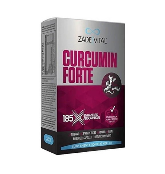 Zade Vital Curcumin forte - Куркума жидкая 1000 мг 40 капсул | Sumka