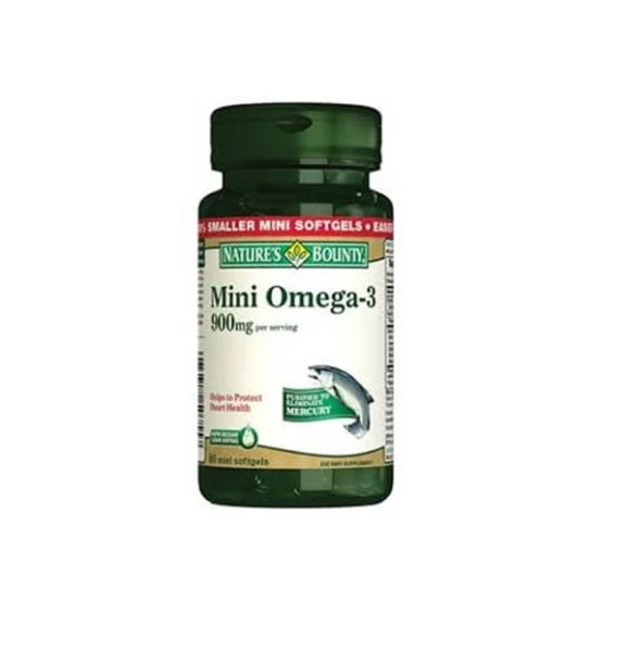 Natures Bounty Mini Omega-3 900 мг 60 мягких капсул | Sumka