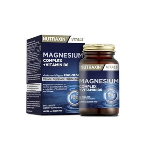 Nutraxin Magnesium Complex Витамин B6 60 таблеток | Sumka