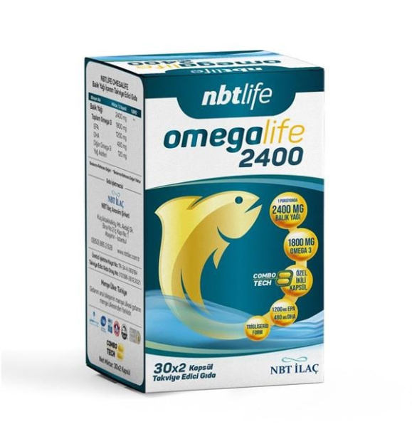 Nbtlife Omegalife 2400 30X2 Капсула | Sumka