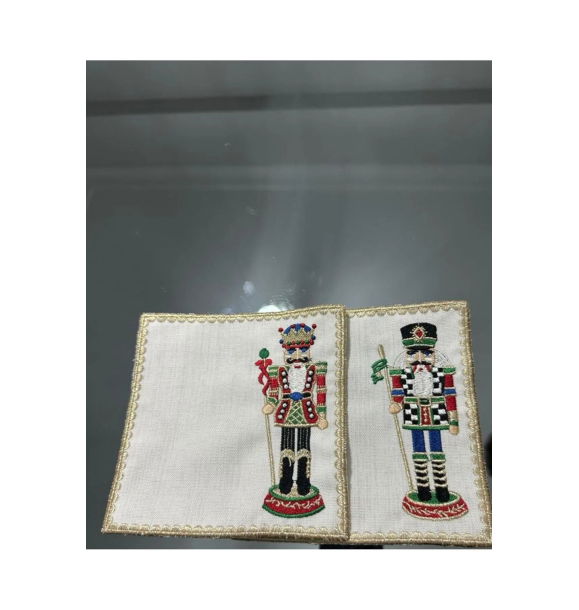 Салфетки для коктейля Linda Mia Nutcrackers Tin Soldier, 2 упаковки | Sumka