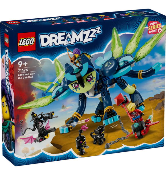 71476 LEGO® DREAMZzz Зои и кот-сова Зиан | Sumka