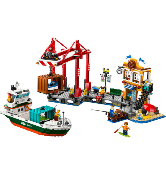 60422 LEGO® City Порт с грузовым кораблем | Sumka