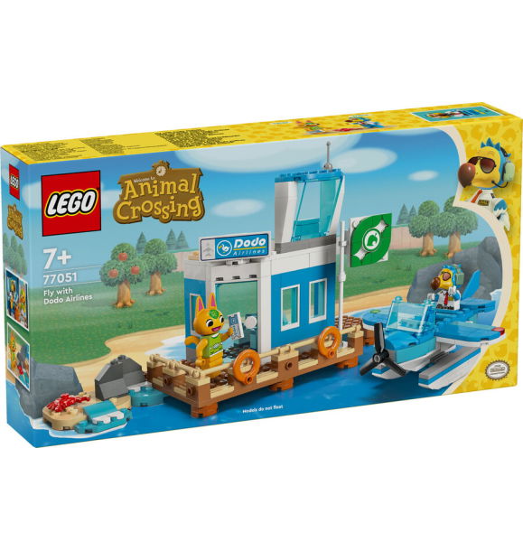 77051 LEGO® Animal Crossing: полет авиакомпании Dodo Airlines | Sumka