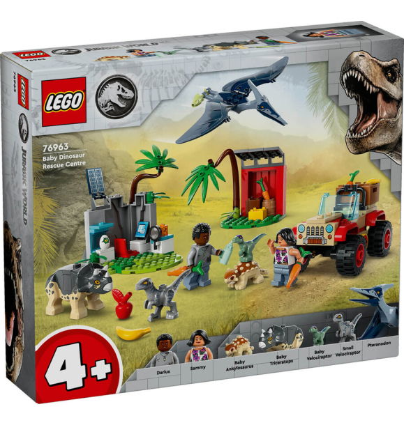 76963 LEGO® Jurassic World Центр спасения детенышей динозавров | Sumka