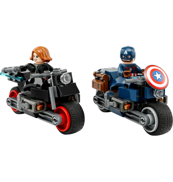 76260 Мотоциклы LEGO® Marvel «Чёрная вдова и Капитан Америка» | Sumka